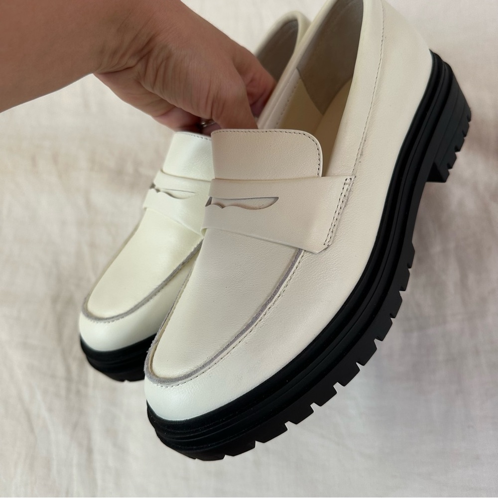 Quince Cream Loafers for Women - Picture 3 of 6